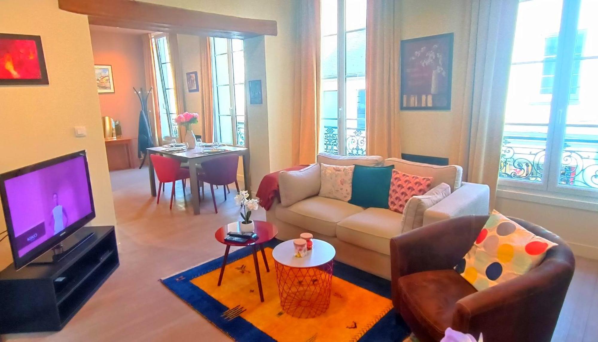 Appartement De Style - Rue Pietonne - Centre Ville ก็อง ภายนอก รูปภาพ