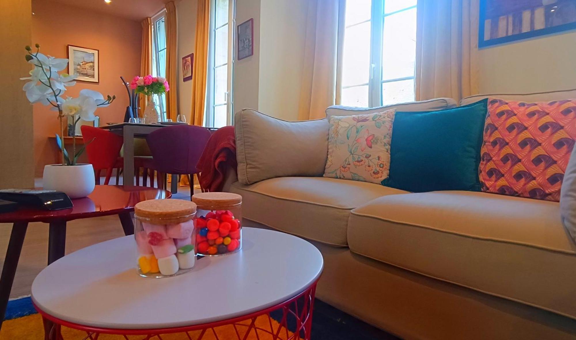 Appartement De Style - Rue Pietonne - Centre Ville ก็อง ภายนอก รูปภาพ
