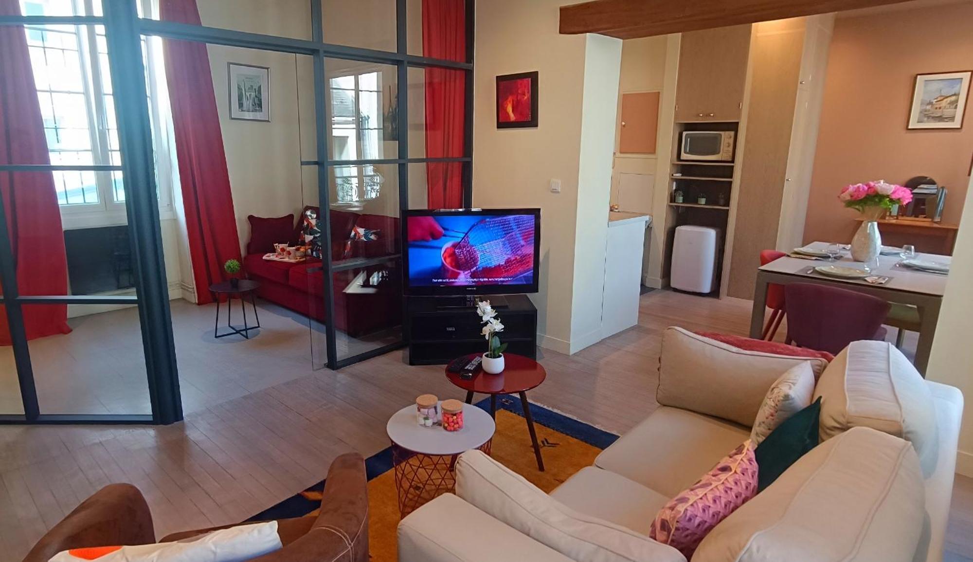 Appartement De Style - Rue Pietonne - Centre Ville ก็อง ภายนอก รูปภาพ